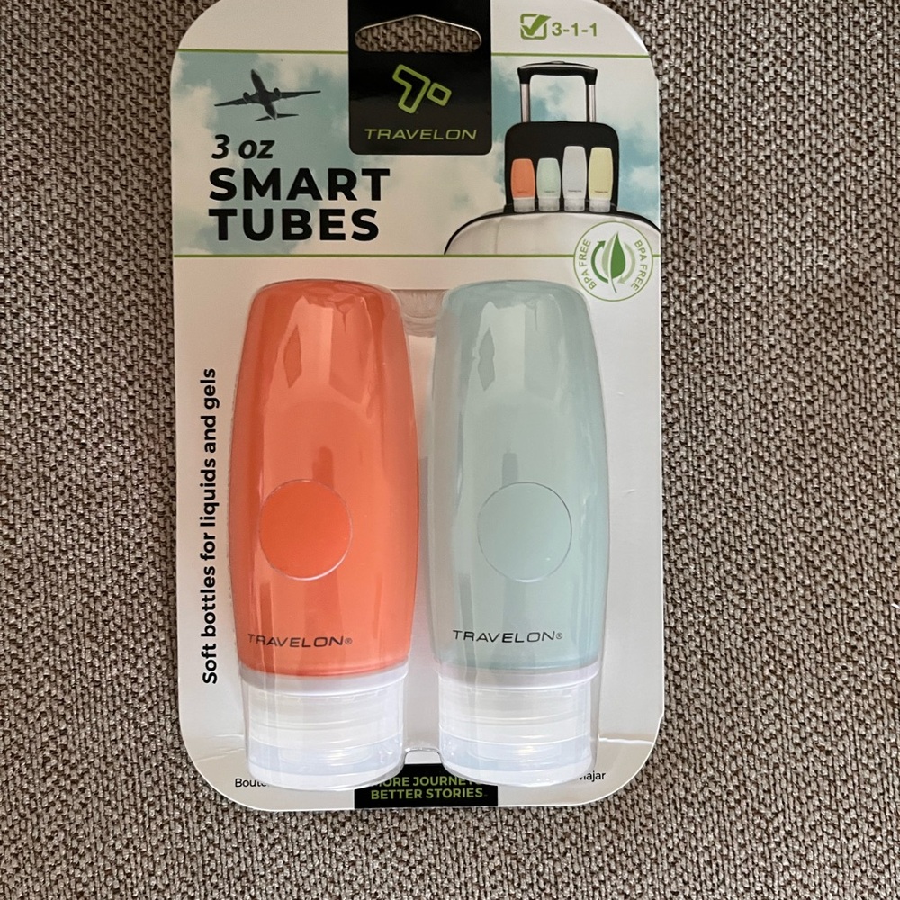 Travelon Orange and Green Cell Phone Accessories Set